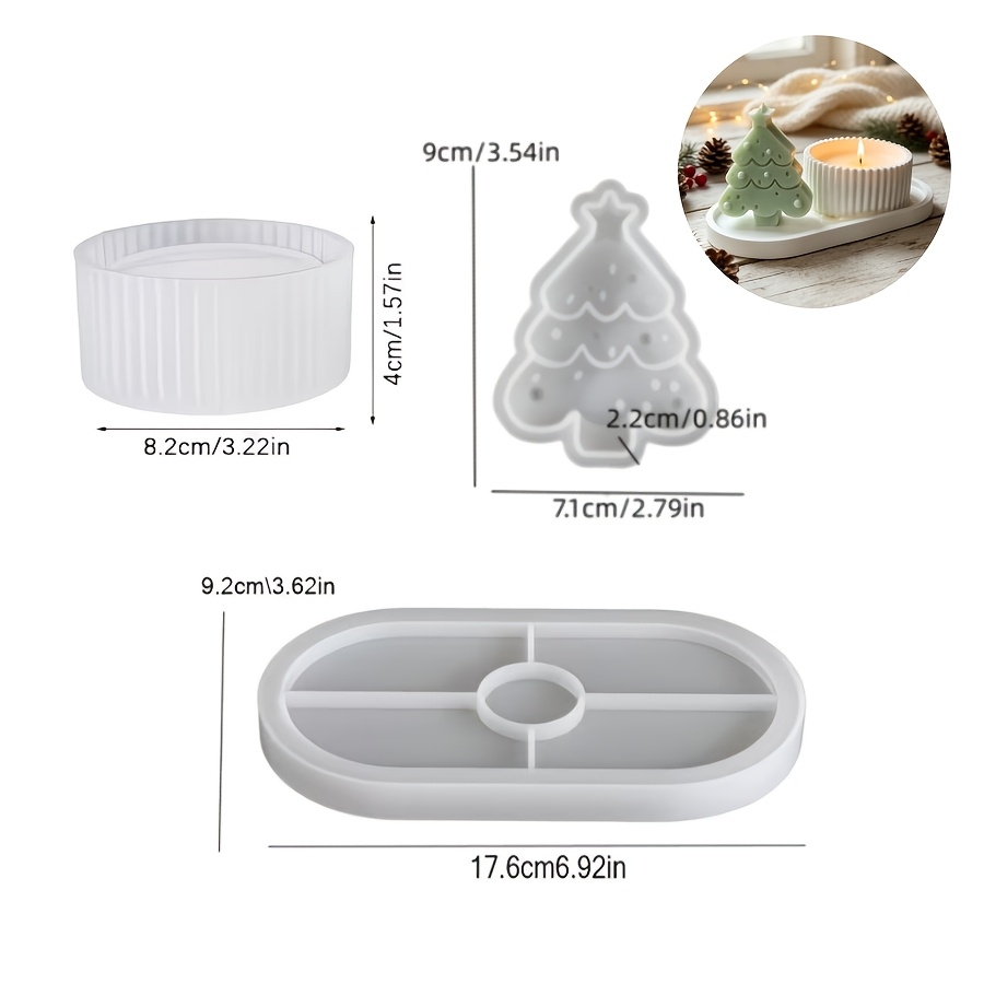 3-piece set resin silicone mol - Candle Making Kit Wholesale recension och pris