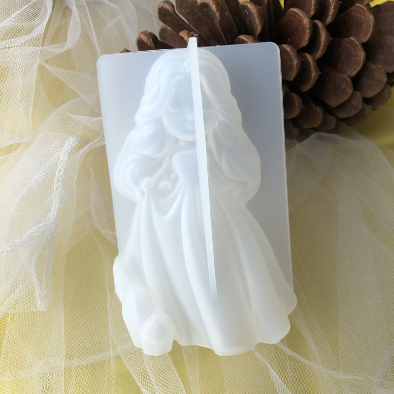 3D Cute Princess Silicone Cand - Candle Making Products recension och pris