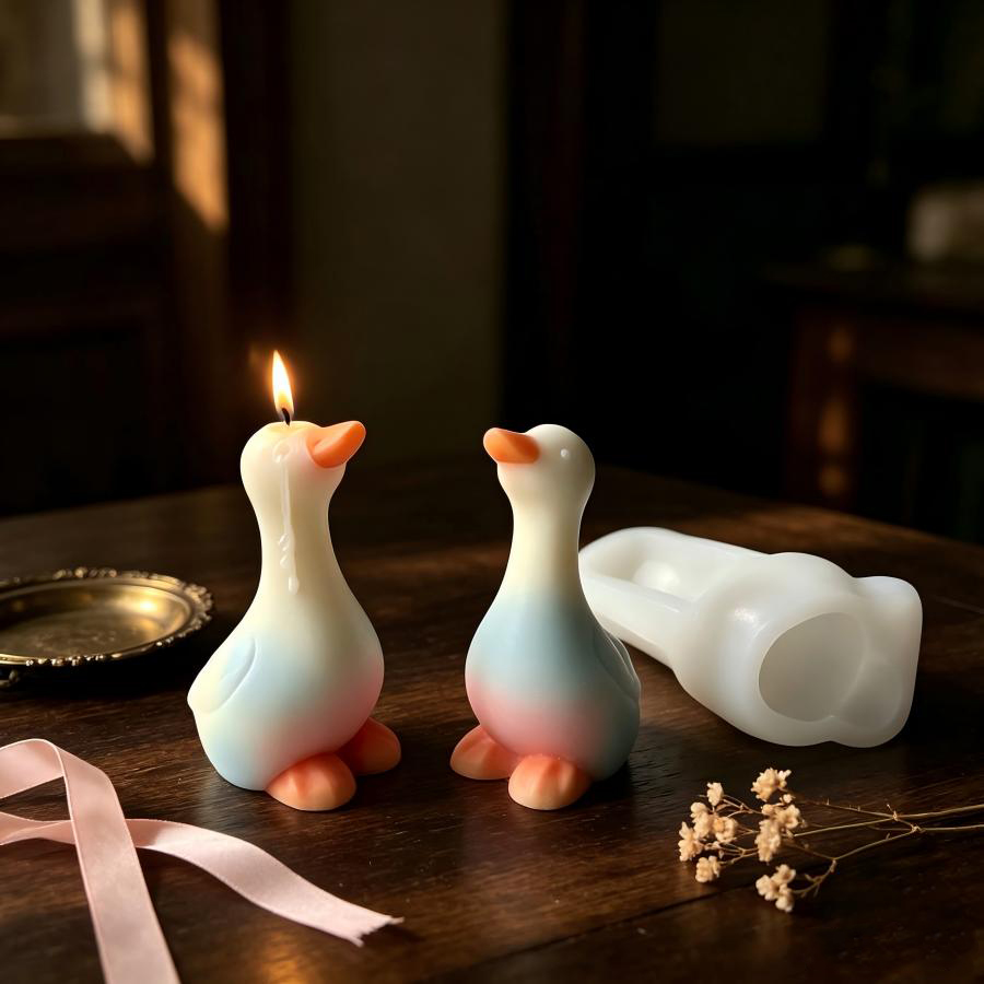 New 3D Duck Silicone Mold, DIY - Candle Making Jelly recension och pris