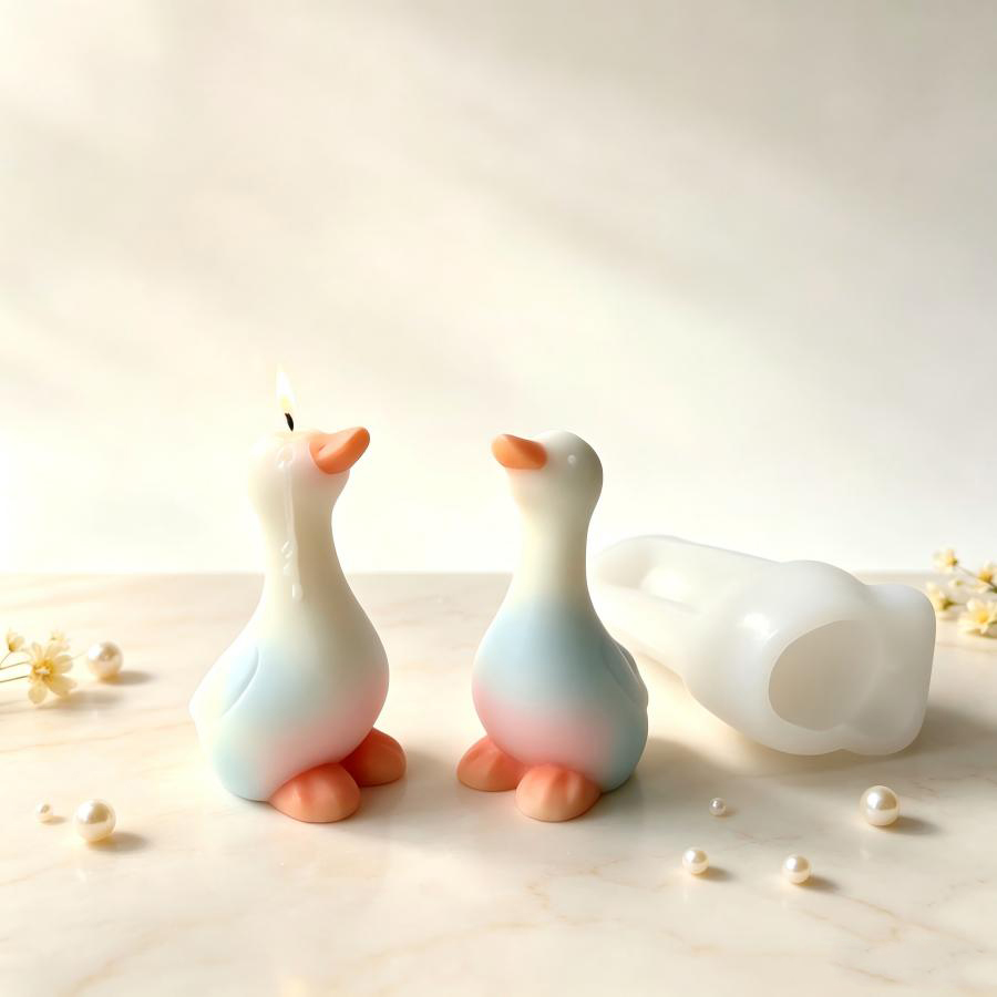 New 3D Duck Silicone Mold, DIY - Candle Making Jelly recension och pris