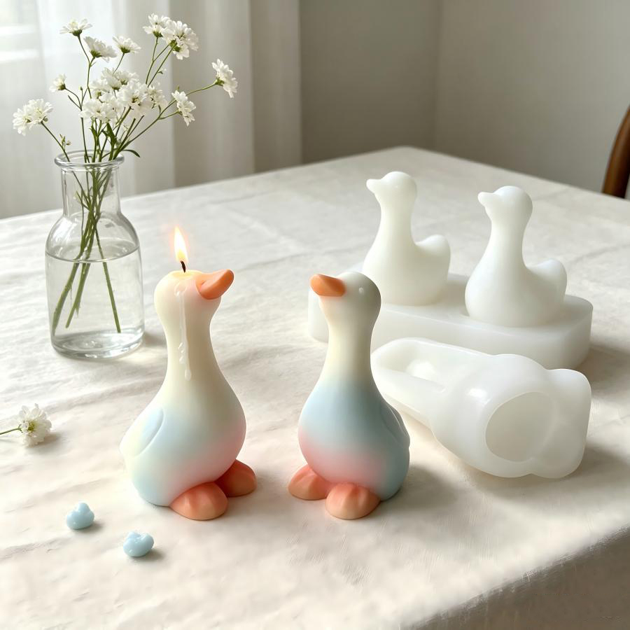 New 3D Duck Silicone Mold, DIY - Candle Making Jelly recension och pris