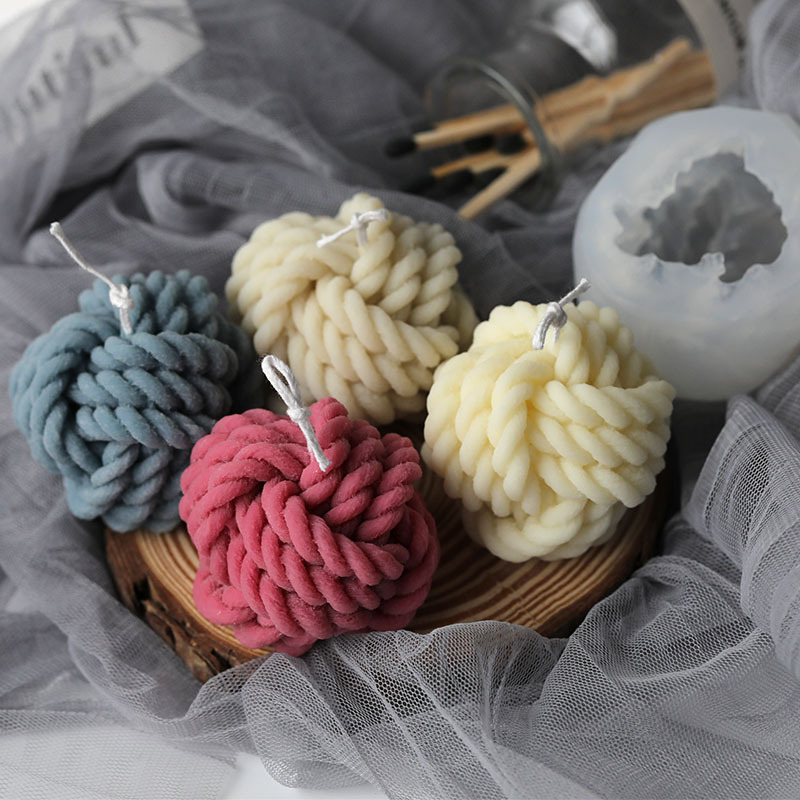 3D Wool Shape Candle Mold Scen - Candle Making Jelly recension och pris
