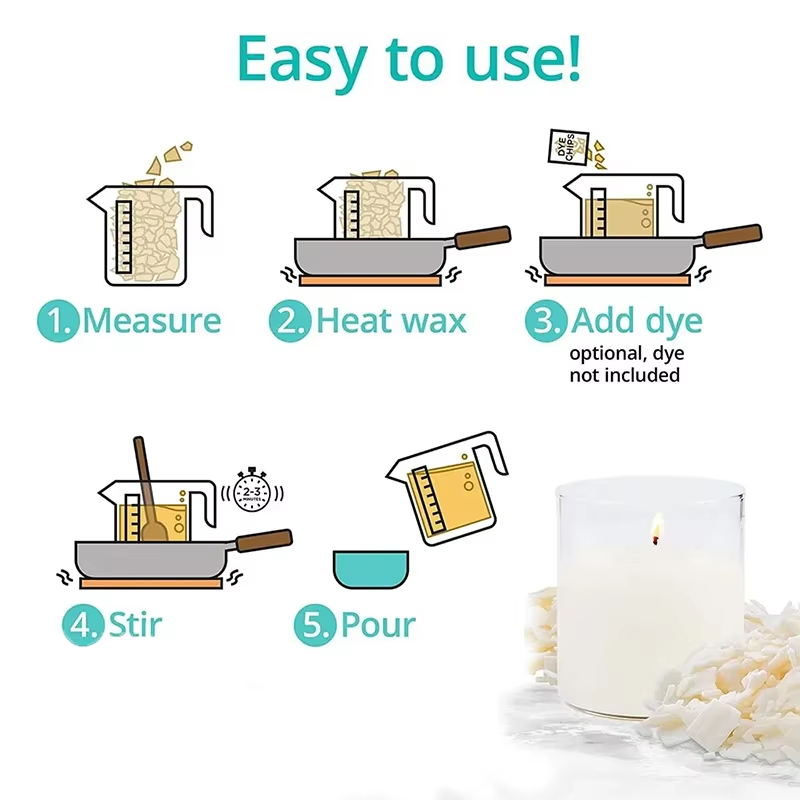1kg/500/250/100g Pure Soy Wax  - Xmas Candle Making recension och pris