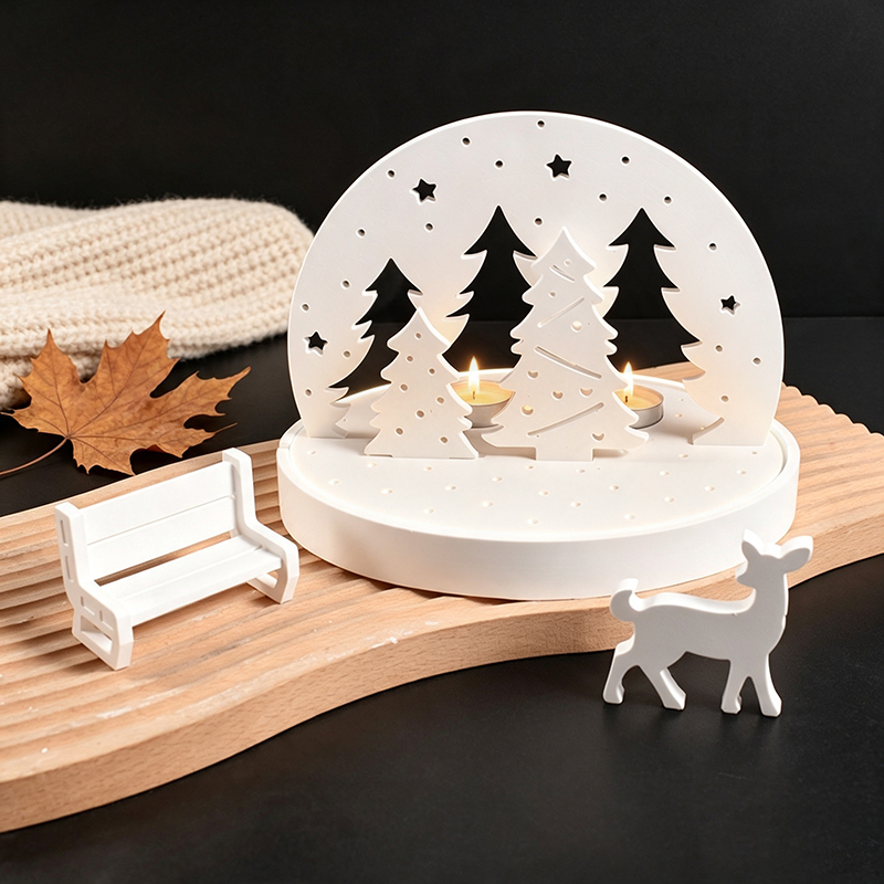 Christmas Elk Tealight Candle  - Candle Making Products recension och pris