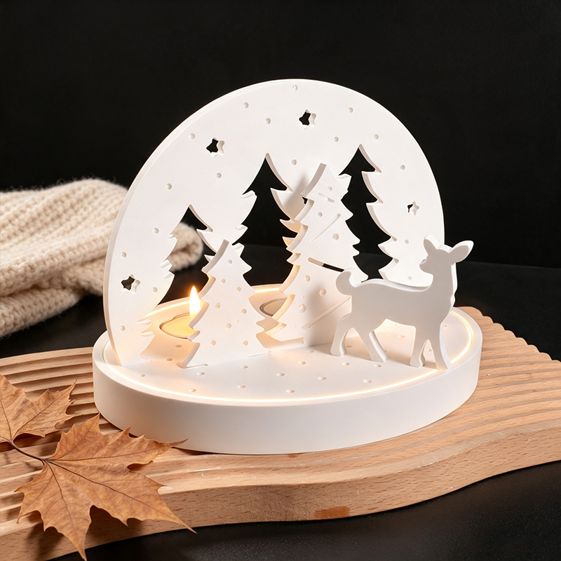Christmas Elk Tealight Candle  - Candle Making Products recension och pris