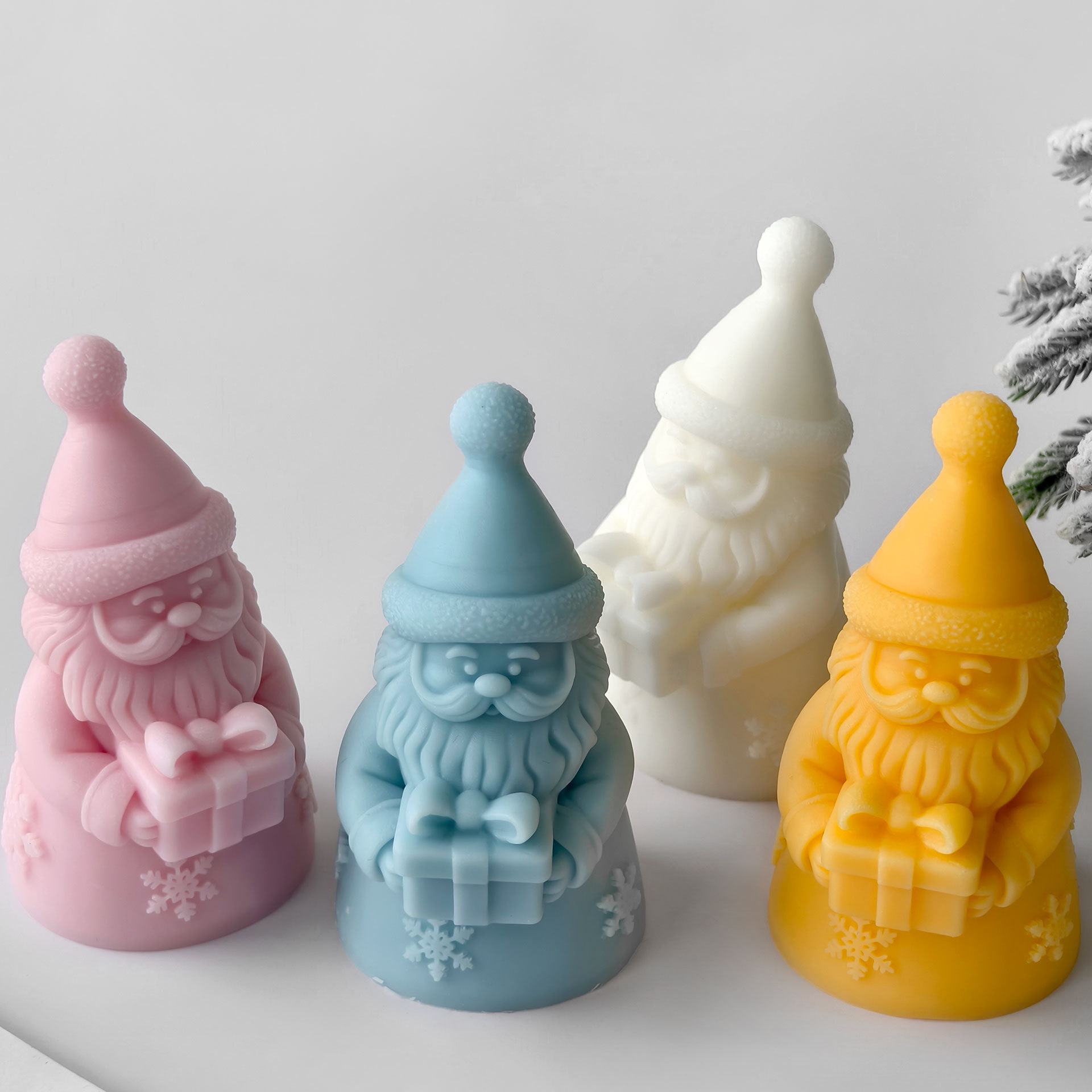 Santa Claus Gift Box Silicone  - Xmas Candle Making recension och pris