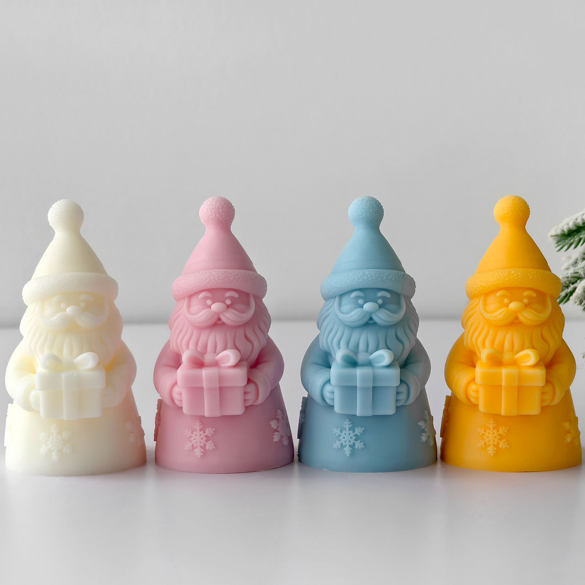 Santa Claus Gift Box Silicone  - Xmas Candle Making recension och pris