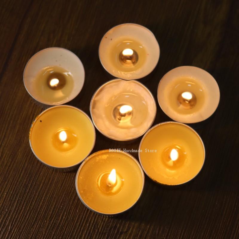 Empty Tea Wax Circular Aluminu - Candle Making Wicks recension och pris