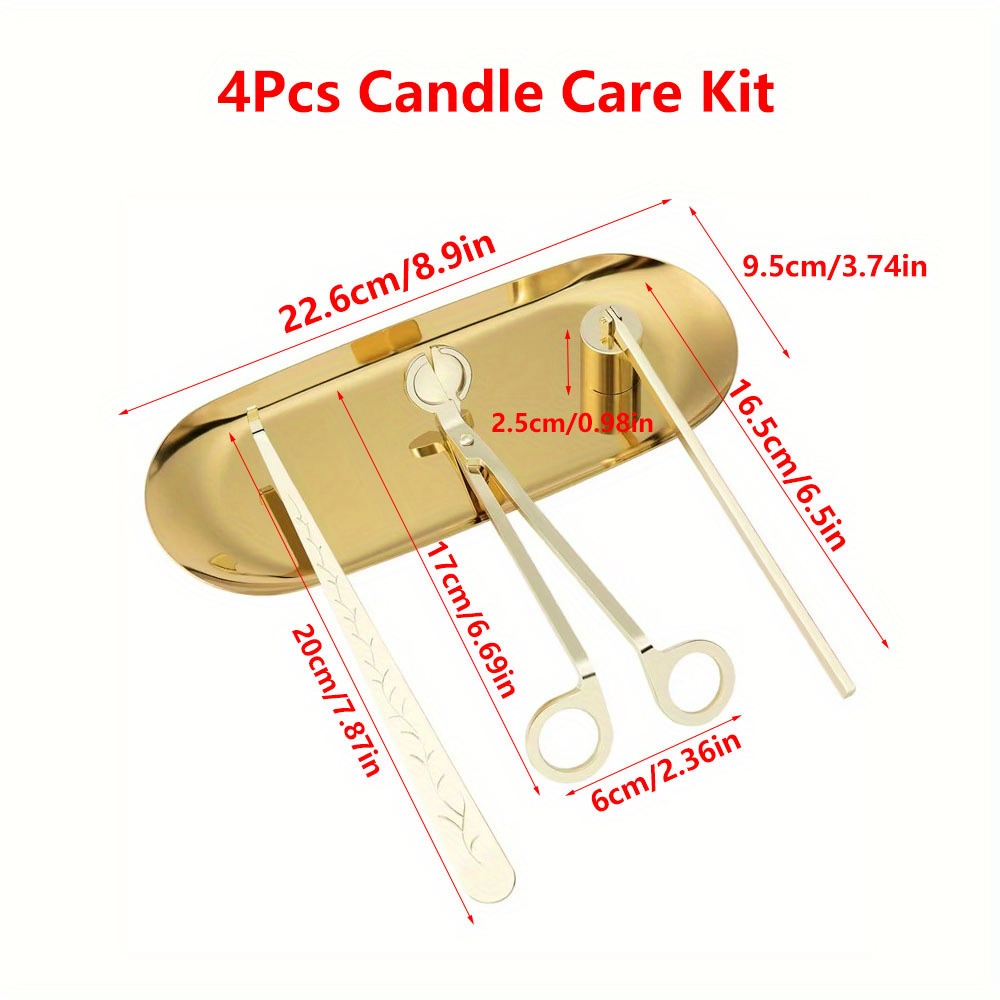 4pcs/set Luxury Candle Care Ki - Candle Making Products recension och pris