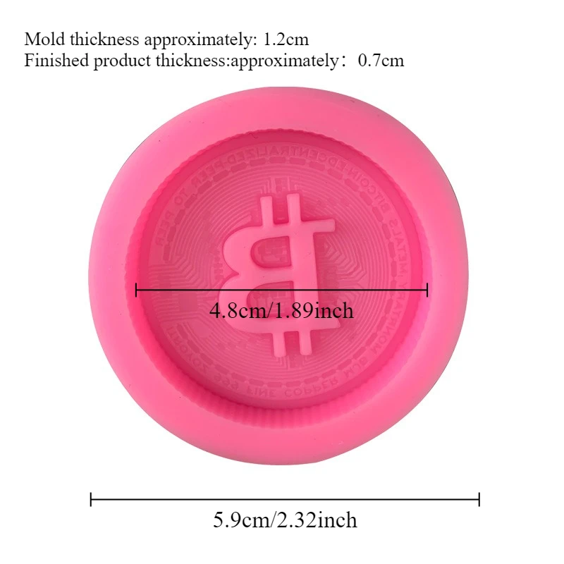 1/3Pcs Currency Logo Soap Sili - Candle Making Products recension och pris