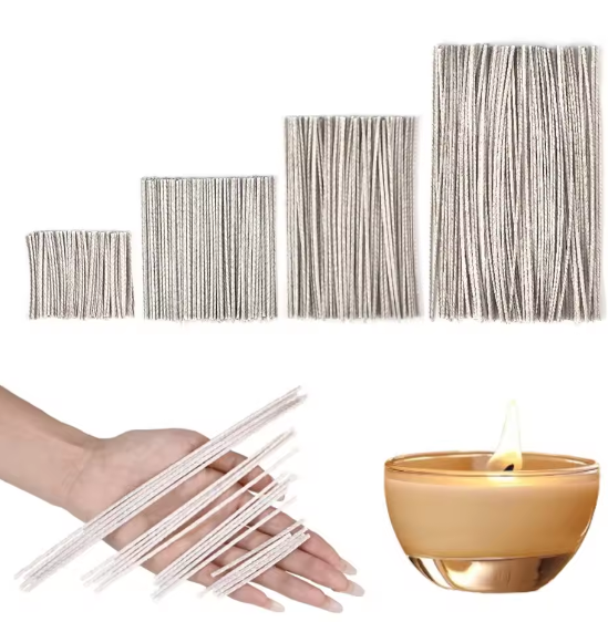 100pcs 6-20cm Waxed Cotton Can - Candle Making Wicks recension och pris