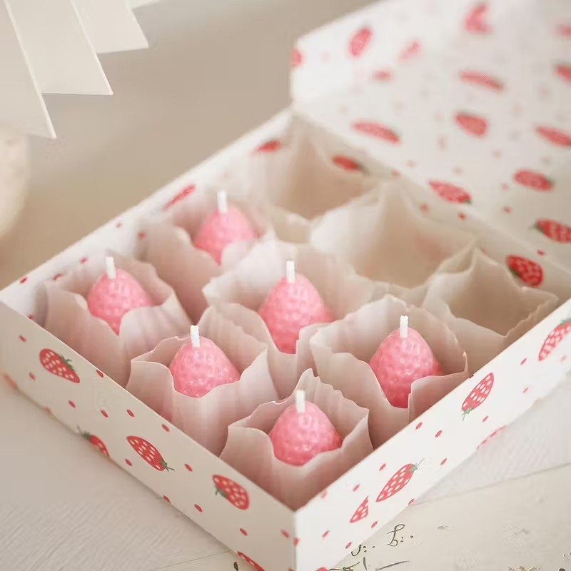 Strawberry Silicone Candle Mol - Candle Making Factory recension och pris