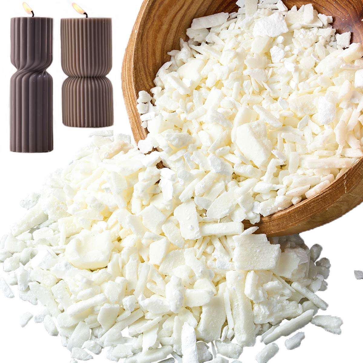 1 Pounds Pure White Soy Wax Fo - Xmas Candle Making recension och pris