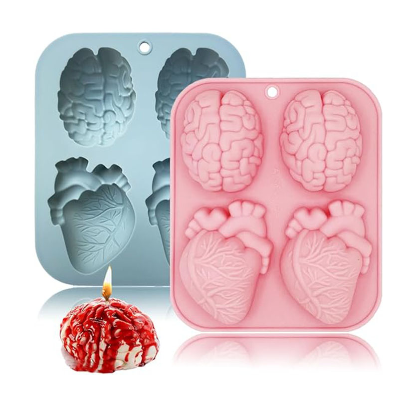 Human Brain And Heart Silicone - Candle Making Jelly recension och pris