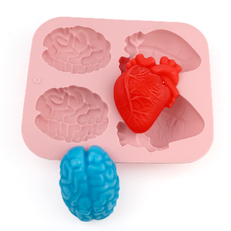 Human Brain And Heart Silicone - Candle Making Jelly recension och pris