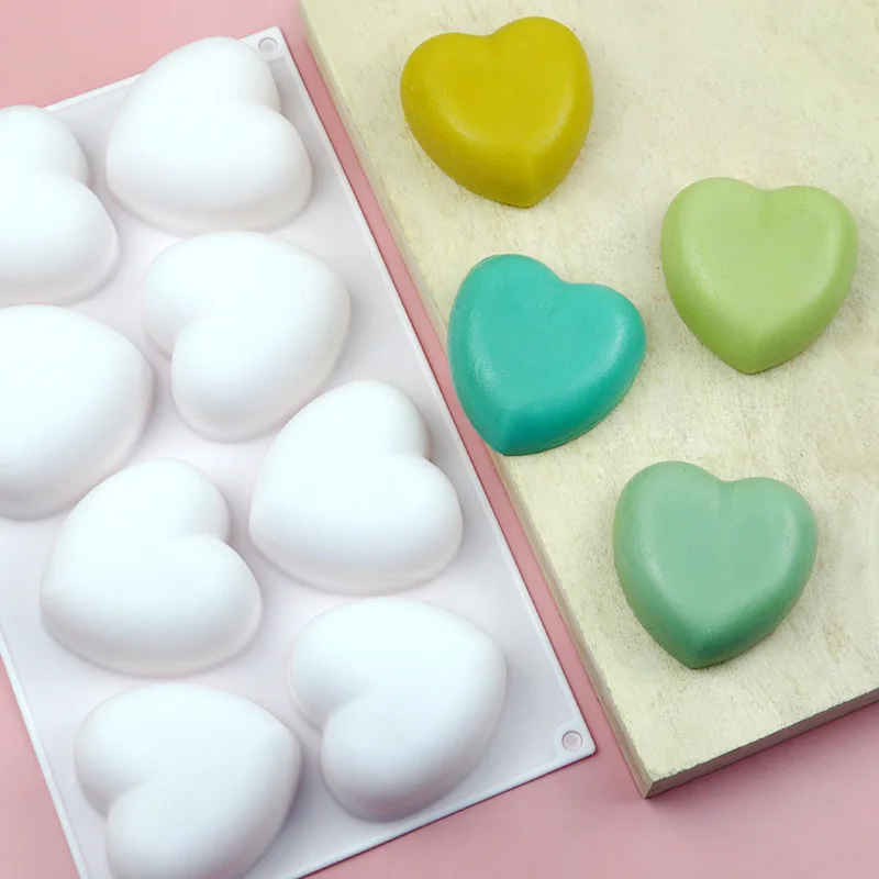 Love Heart Silicone Soap Mold  - Candle Making Products recension och pris