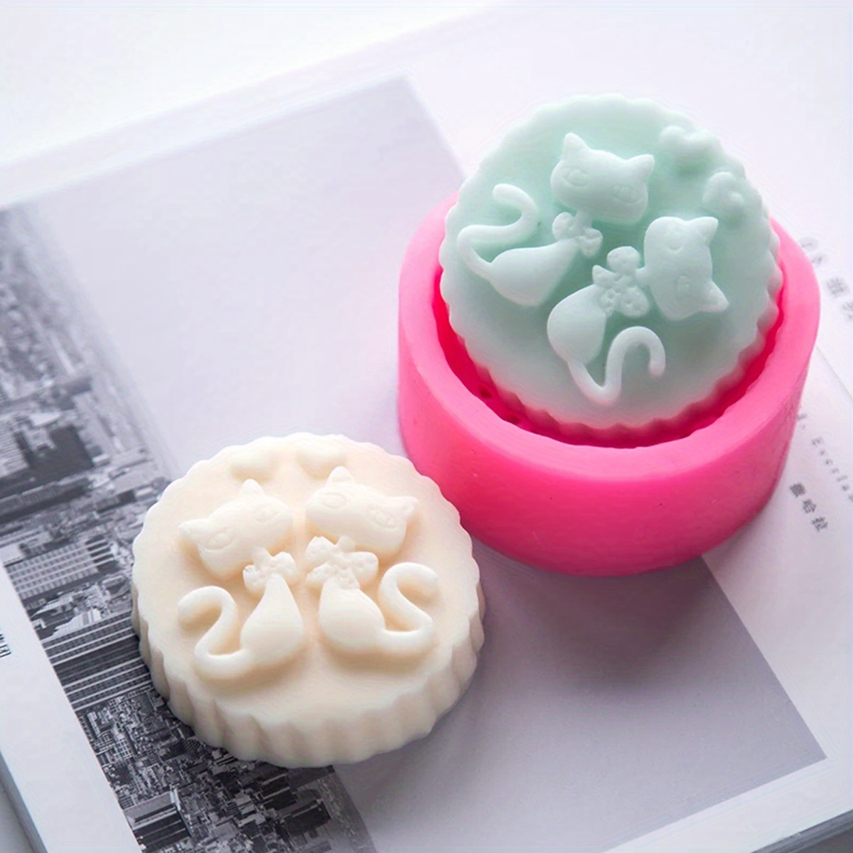 1-Piece Silicone Cat Soap Mold - Candle Making Jelly recension och pris