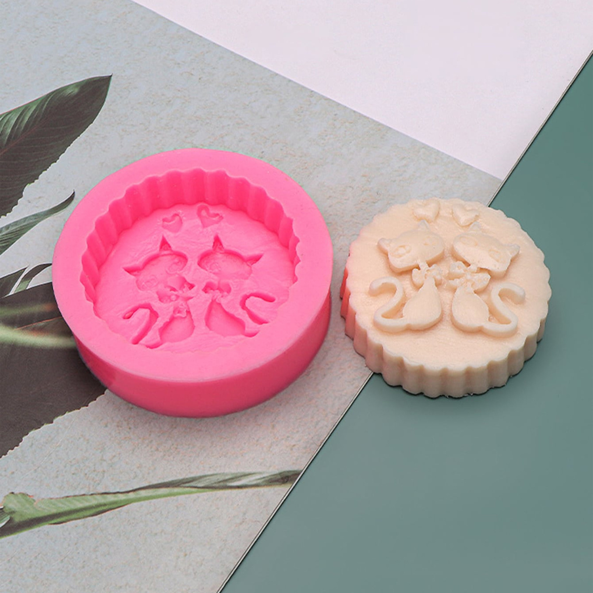 1-Piece Silicone Cat Soap Mold - Candle Making Jelly recension och pris