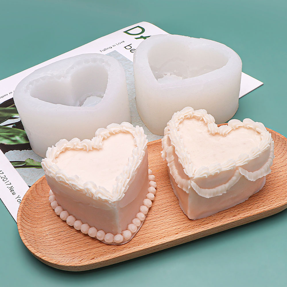 For Fun Heart Cake Shaped Cand - Candle Making Jelly recension och pris