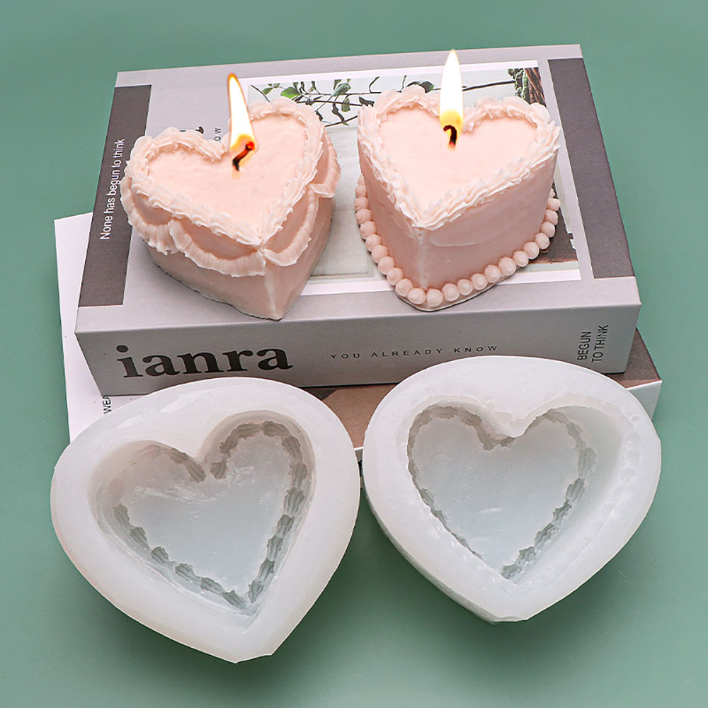 For Fun Heart Cake Shaped Cand - Candle Making Jelly recension och pris