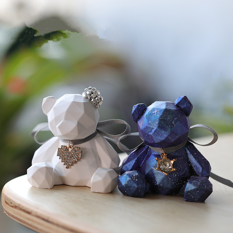 3D Stereo Bear Silicone Mold D - Candle Making Jelly recension och pris