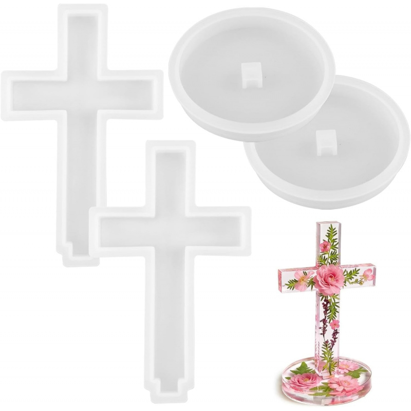 Two silicone molds with a base - Candle Making Factory recension och pris