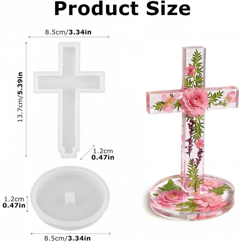 Two silicone molds with a base - Candle Making Factory recension och pris