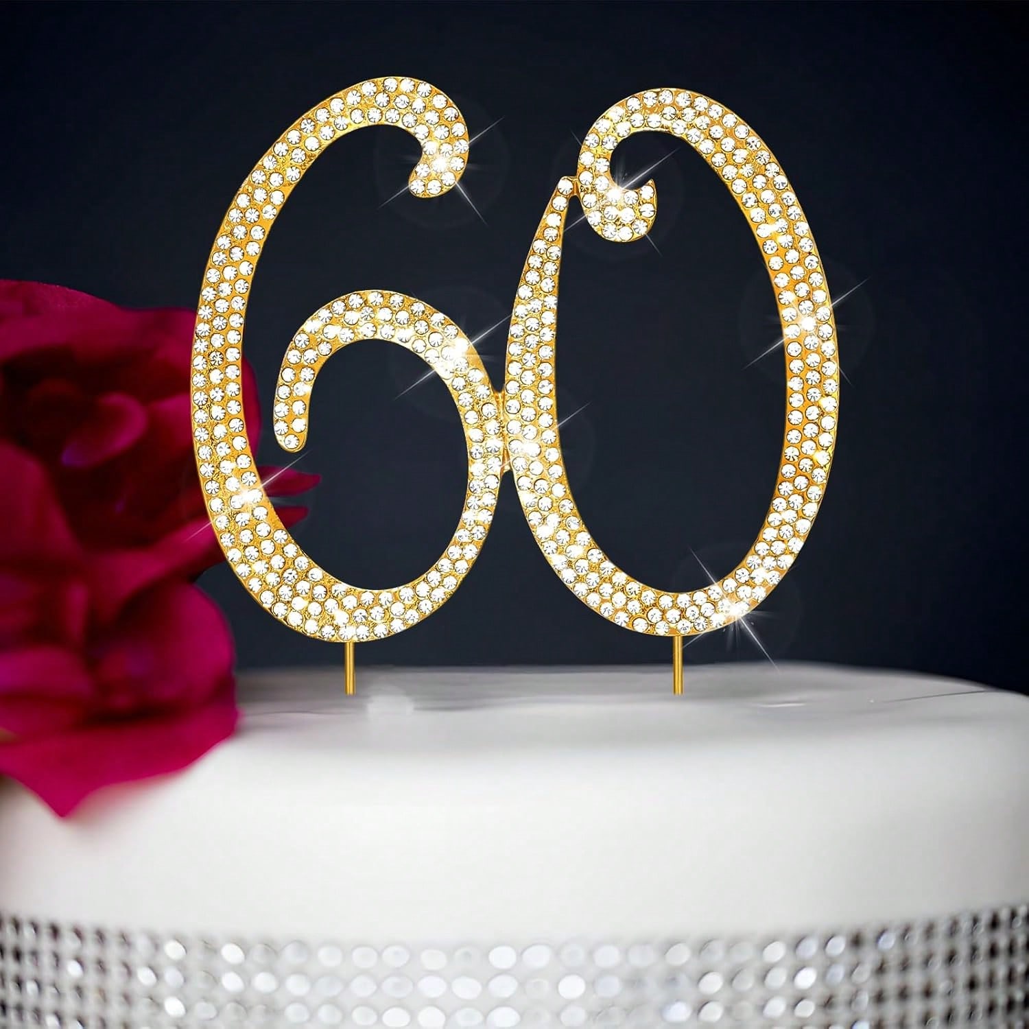 Large Gold Rhinestone Number C - Candle Making Products recension och pris