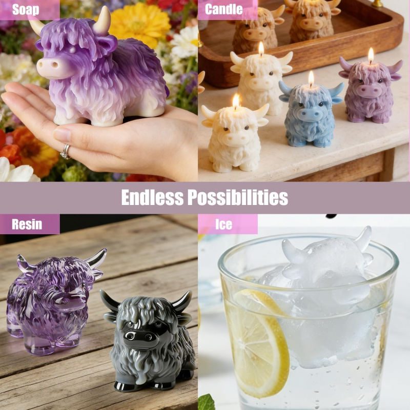 1 Pieces3DSilicone mold in the - Candle Making Jelly recension och pris
