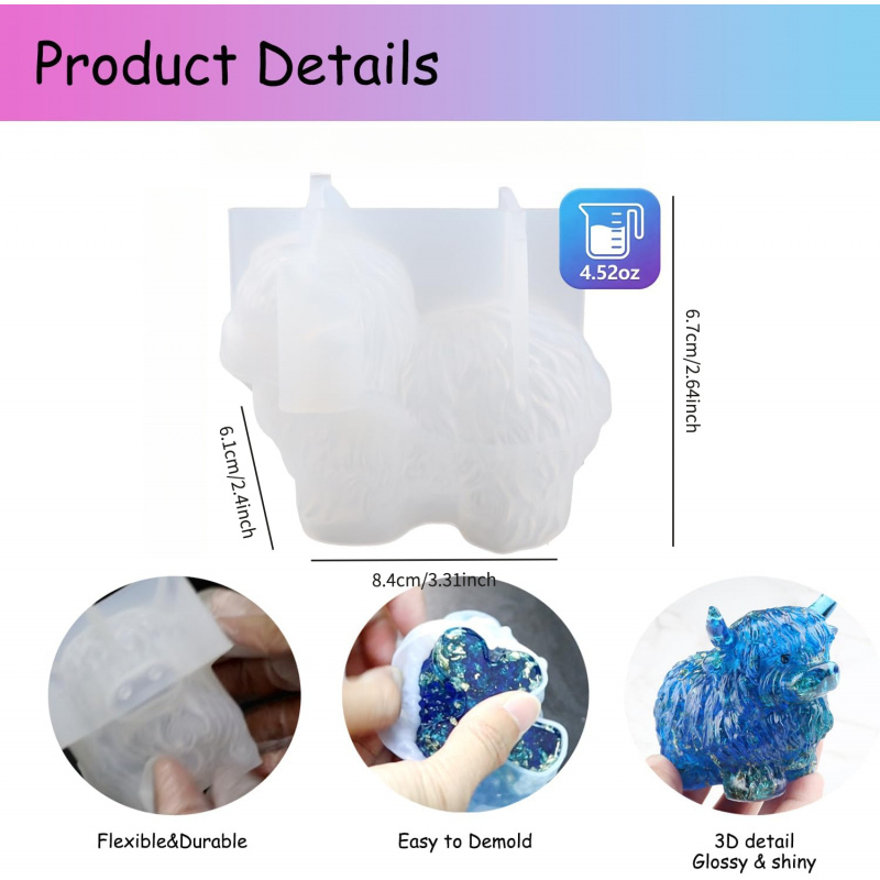 1 Pieces3DSilicone mold in the - Candle Making Jelly recension och pris