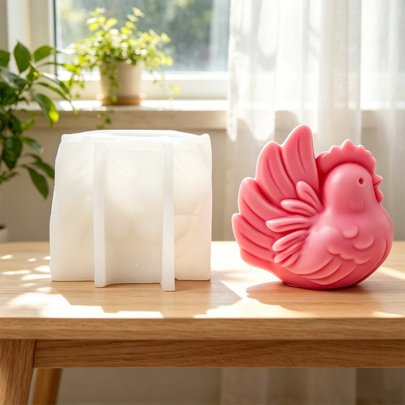 Cartoon Hen Silicone Candle Mo - Candle Making Jelly recension och pris