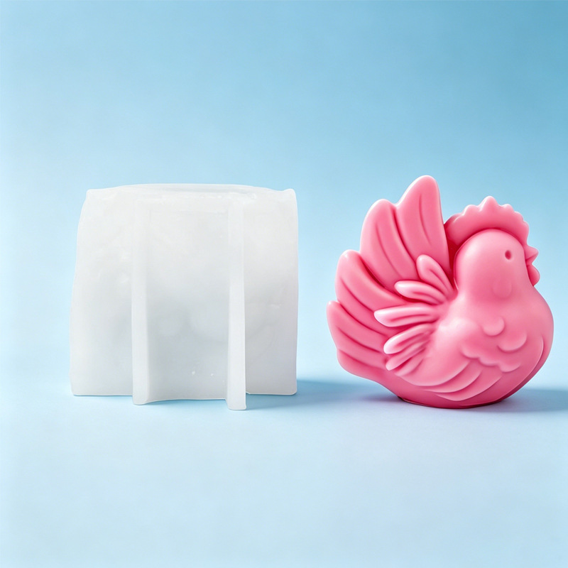 Cartoon Hen Silicone Candle Mo - Candle Making Jelly recension och pris