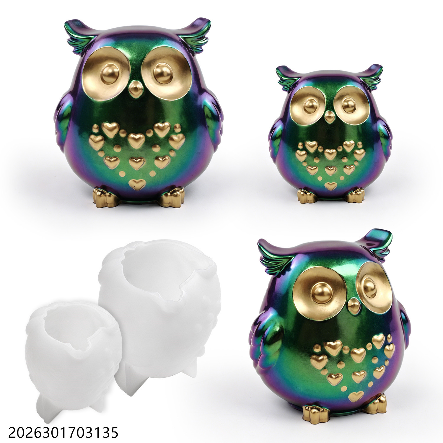 Owl Silicone Mold 3D Bird Shap - Candle Making Kit Wholesale recension och pris