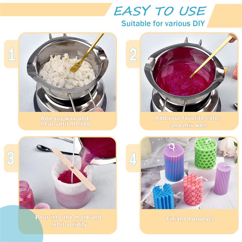 100/500g/1kg Pure Soy Wax Para - Xmas Candle Making recension och pris
